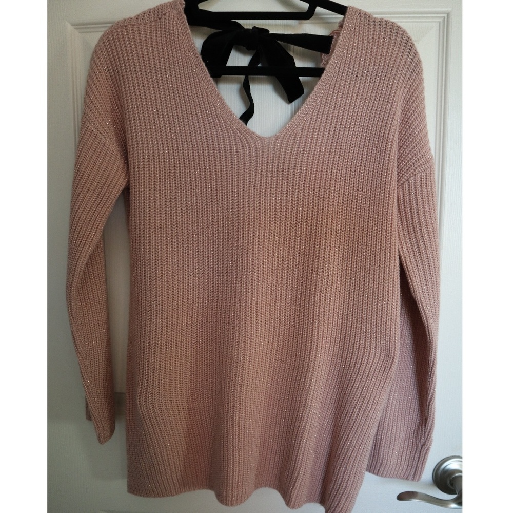 Francesa's Light Pink (Mauve) Knit Sweater
